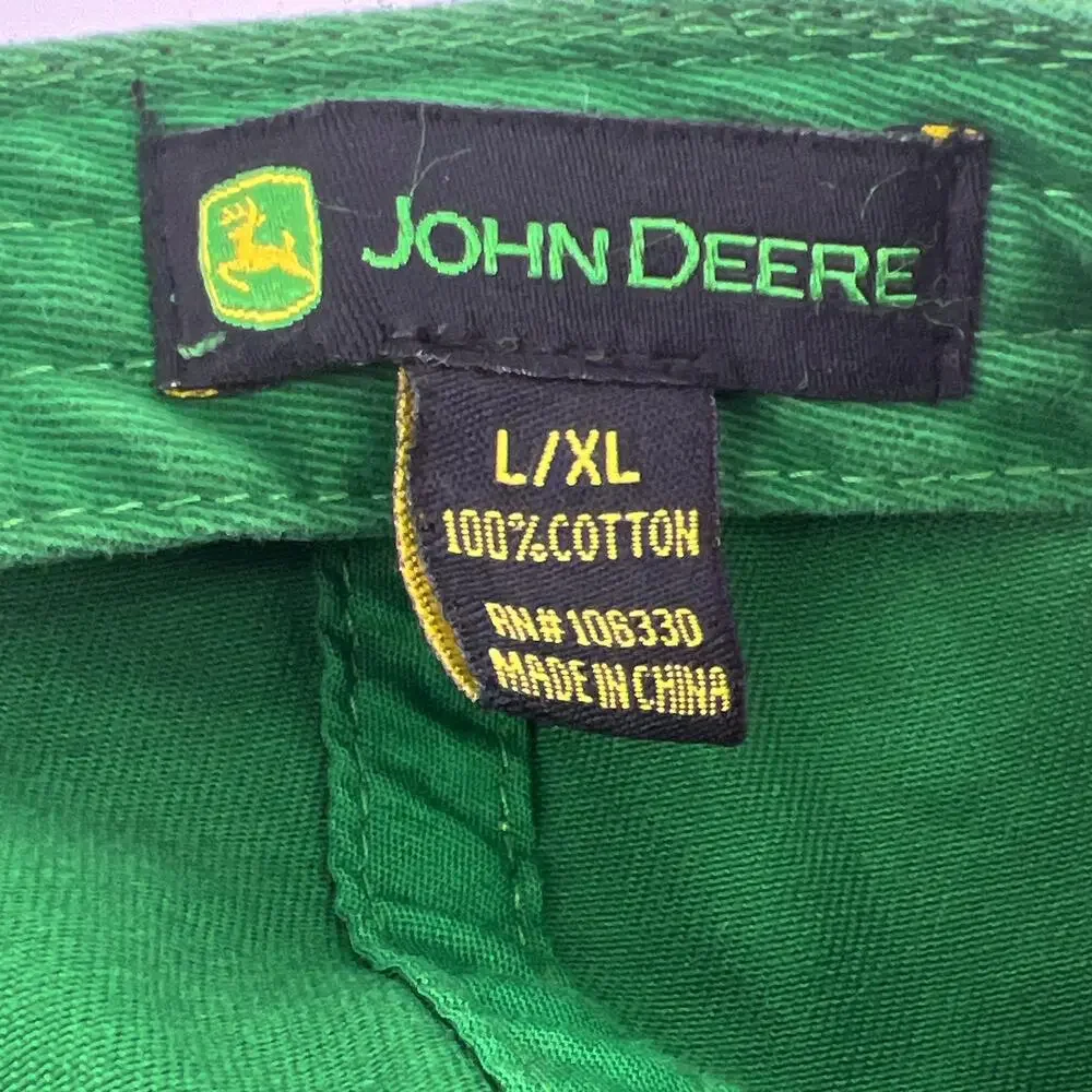 John Deere camouflage and green hat kids